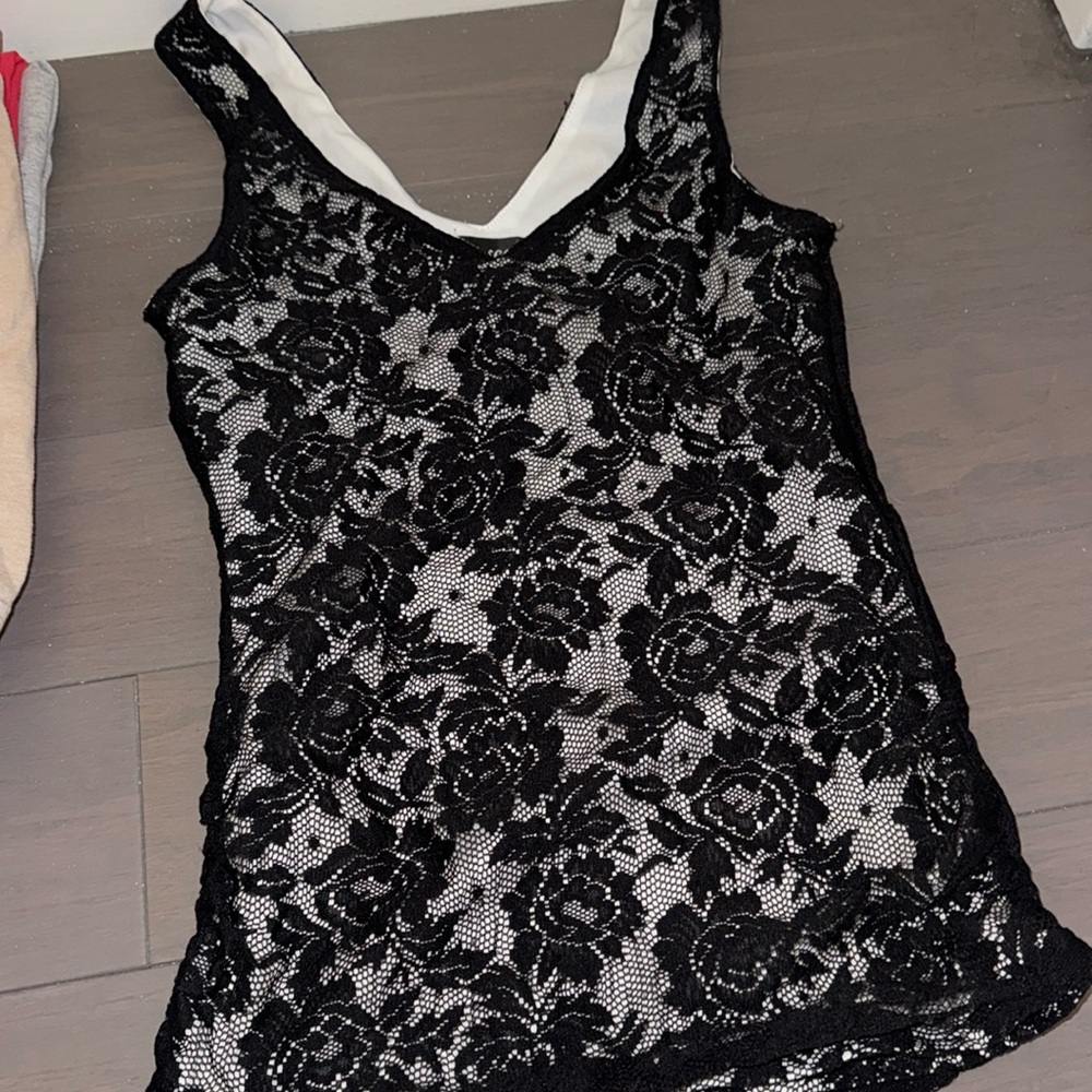 Lace tank top
